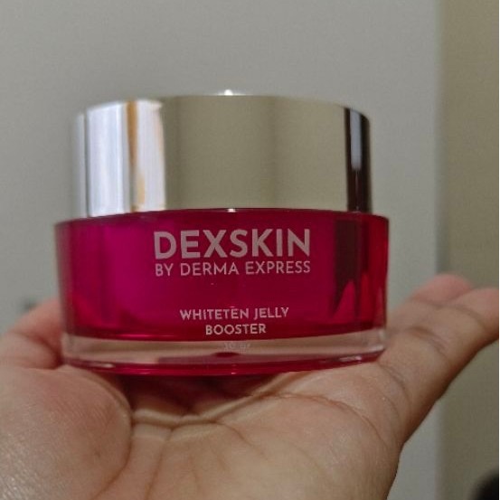 (PL/PRELOVED) DEXSKIN DERMA EXPRESS JELLY PINK JELLY MERAH LIP SCRUB DOKTER ANGEL