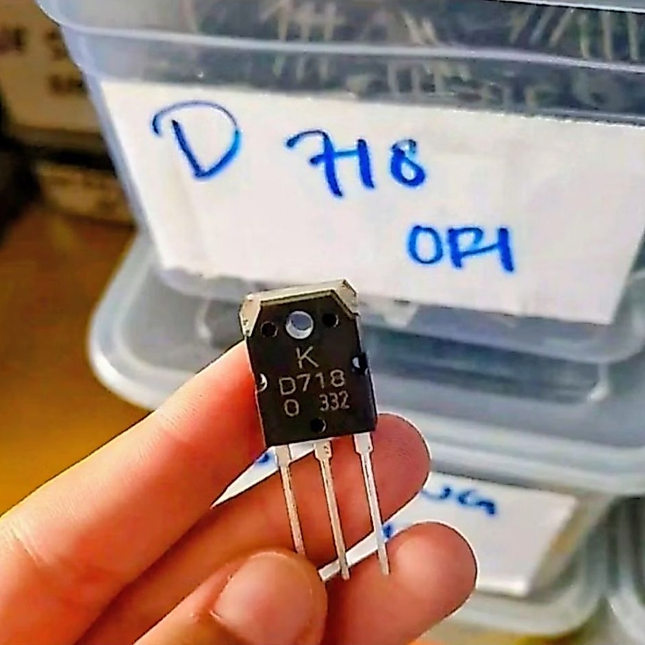 Transistor D 718 KEC Asli Original kualitas Bagus