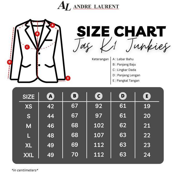 TEBUS MURAH JAS ANDRE LAURENT KANCING 1 & KANCING 2