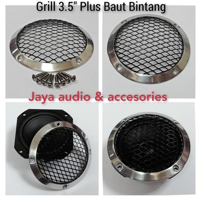 Grill Tutup Midrange 3.5inch Cello TG9-HC9 Peerless TC9 plus Baut L