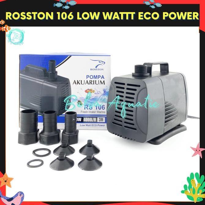 POMPA ROSSTON RS 104 105i 106 Water Pump Pompa Aquarium Kolam Aquascape Hidroponik