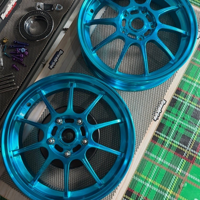Velg HR Racing CNC Model CE 28 Pepsi Blue Vespa Sprint Primavera S Lx