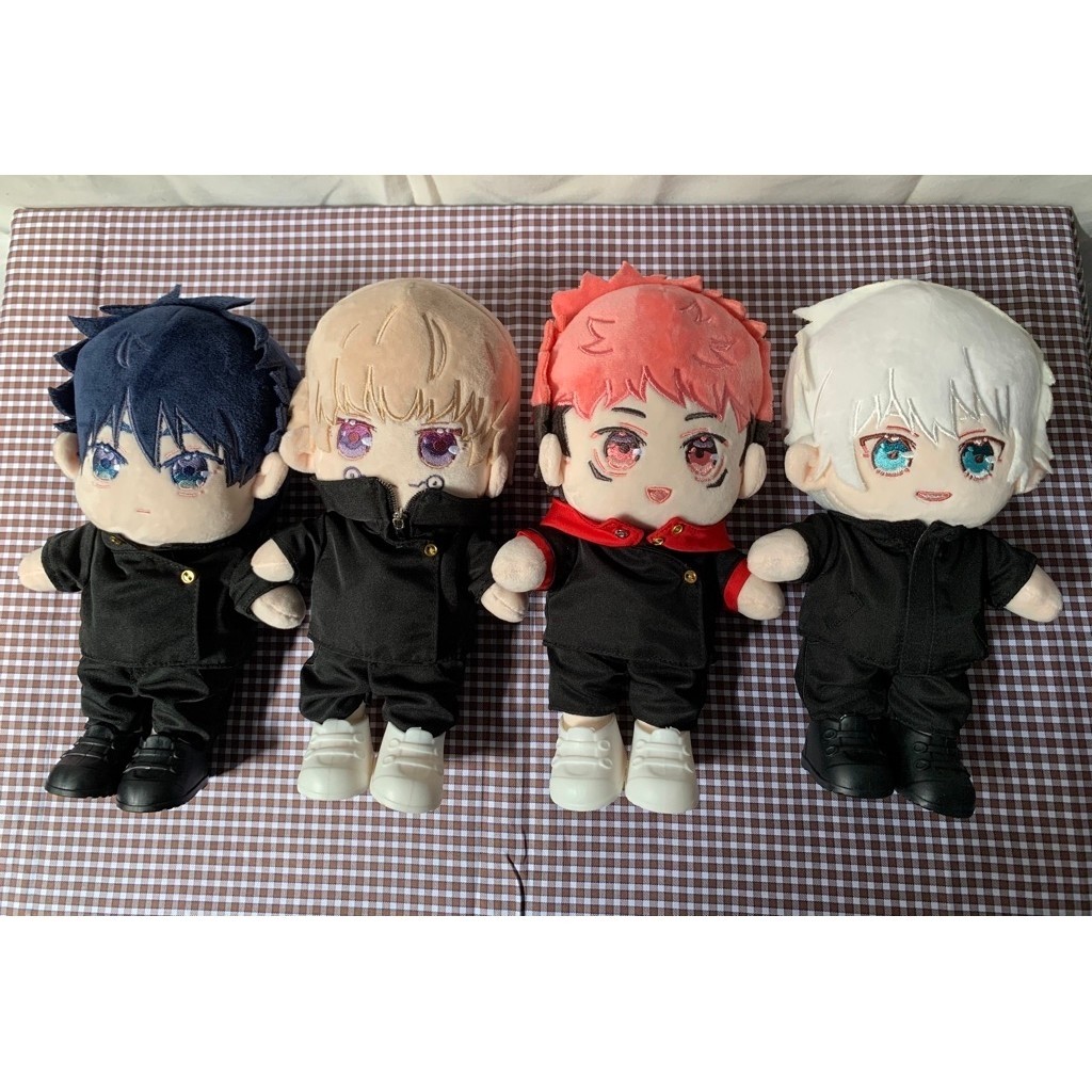Doll Anime Jujutsu Kaisen 20cm || Boneka Merchandise Lucu Anime Jujutsu Kaisen (Gojo, Megumi, Yuuji,