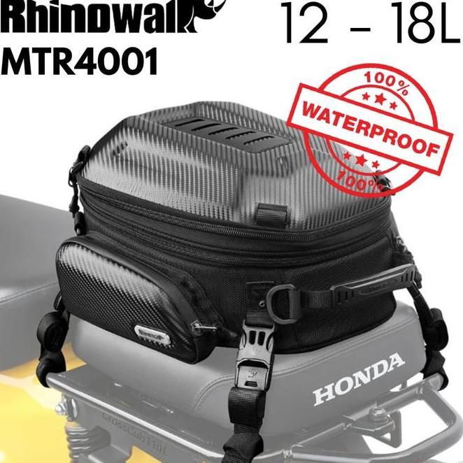 Tas Motor Belakang Rhinowalk Mtr4001 Hard Shell Tailbag Motorcycle 1218L Wateroof