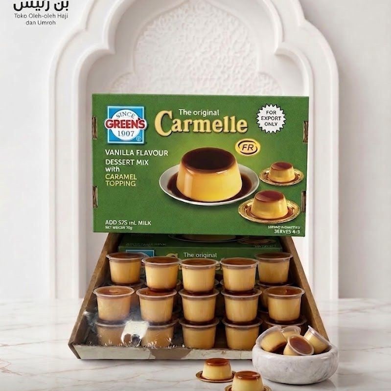 GREEN'S Carmelle Puding Instan Vanila Caramel 70g Praktis