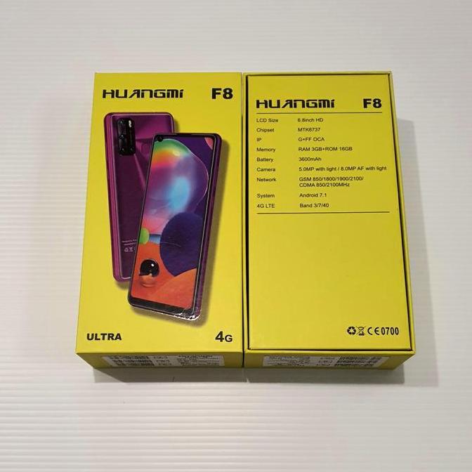 Avikajaya661 - Huangmi F8 Ultra 4G Lcd 6.8 Inch 3Gb/16Gb Fingerprint Batt Tanam Grs