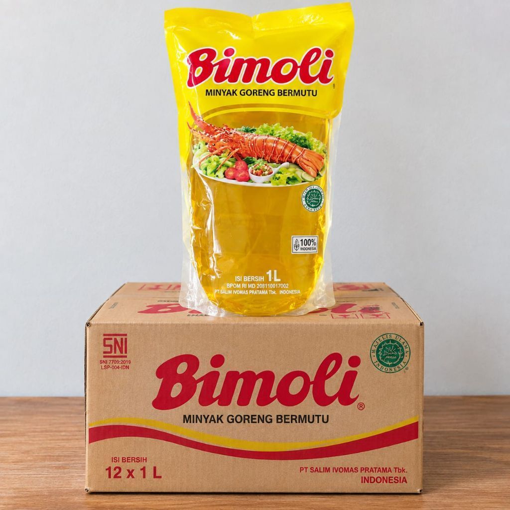 Minyak Goreng Bimoli 1 Liter Isi 12 Pouch (1 Dus)