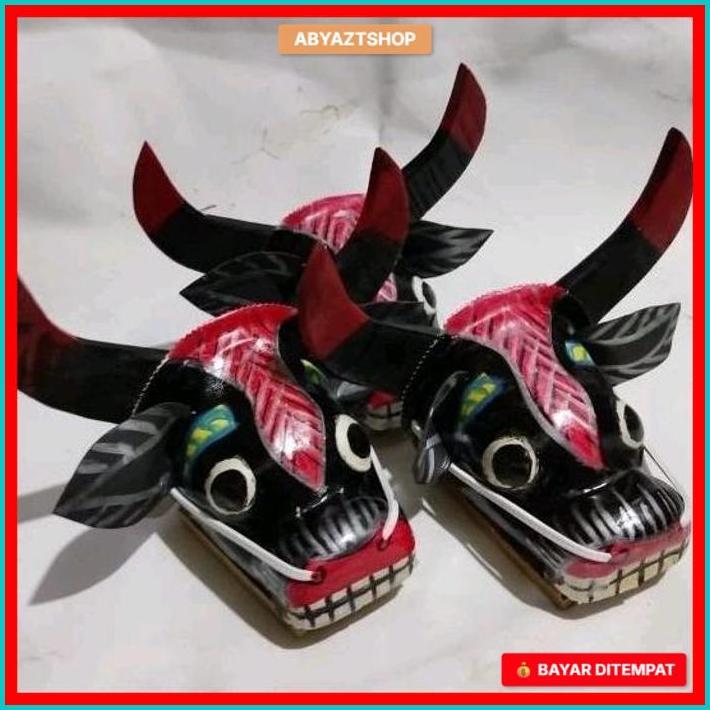 Barongan Banteng Bantengan Spon Jaranan Ready