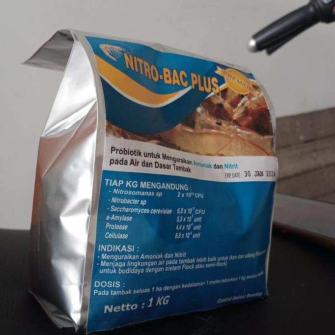 probiotik nitrobacter nitro-bac 1kg untuk air budidaya perairan