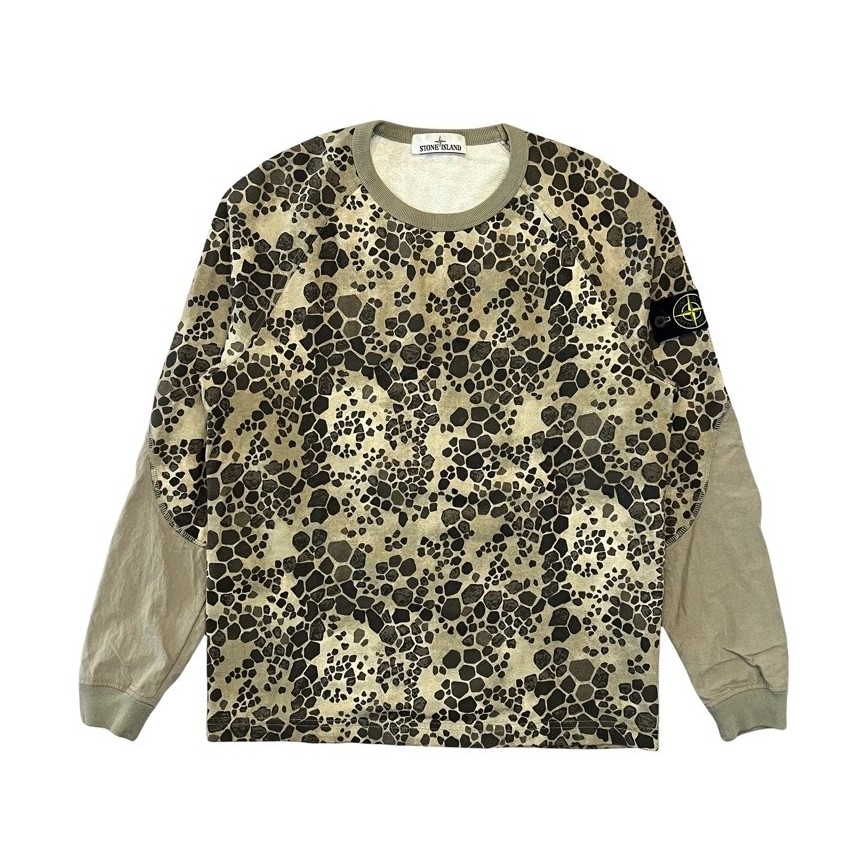 STONE ISLAND CREWNECK CAMO ALLIGATOR