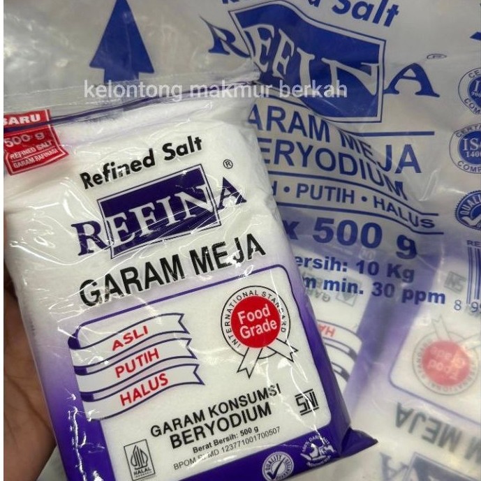 REFINA Garam Meja / Garam REFINA 250gr 500gr