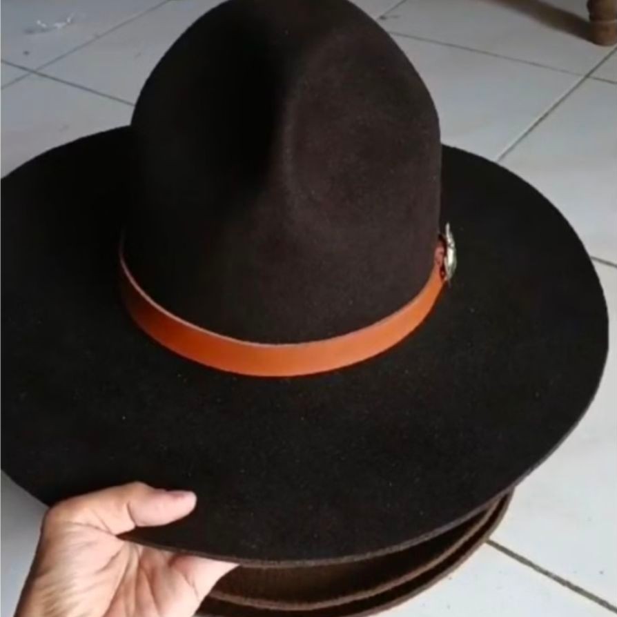 Topi baden powell style topi laken asli topi laken asli wol topi laken wol topi pria topi wanita