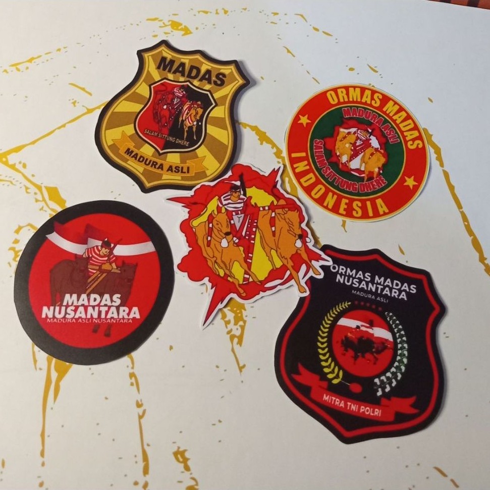 Stiker Ormas Madas/Stiker Madura Asli/Stiker Madas Madura Asli