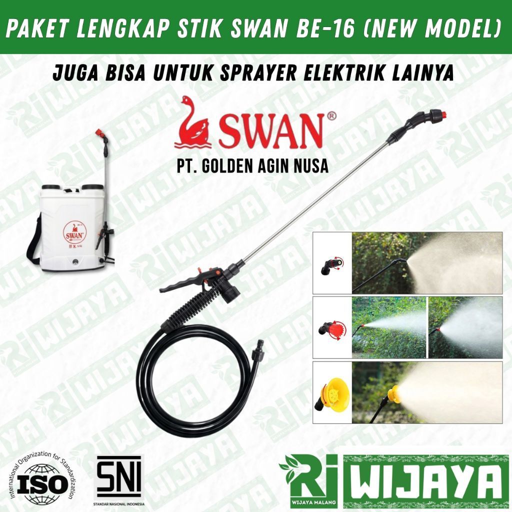STIK ORI SWAN BE-16 / STIK SPRAYER SWAN BE-16 / STIK TANGKI CAS SWAN BE-16 / SPRAYER ELEKTRIK SWAN B