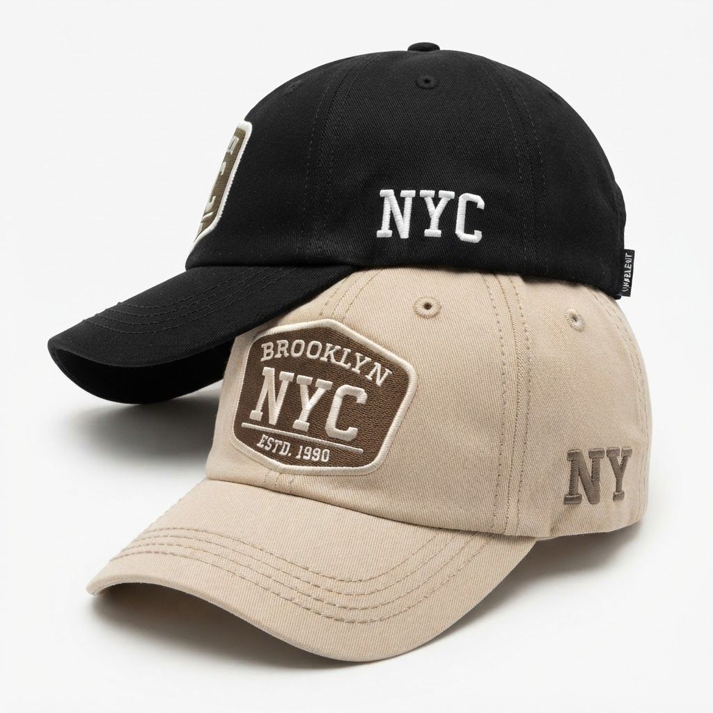 Topi Baseball Caps Chinos Visor Pendek | Topi Casual | Polocap Visor Pendek (NYC)