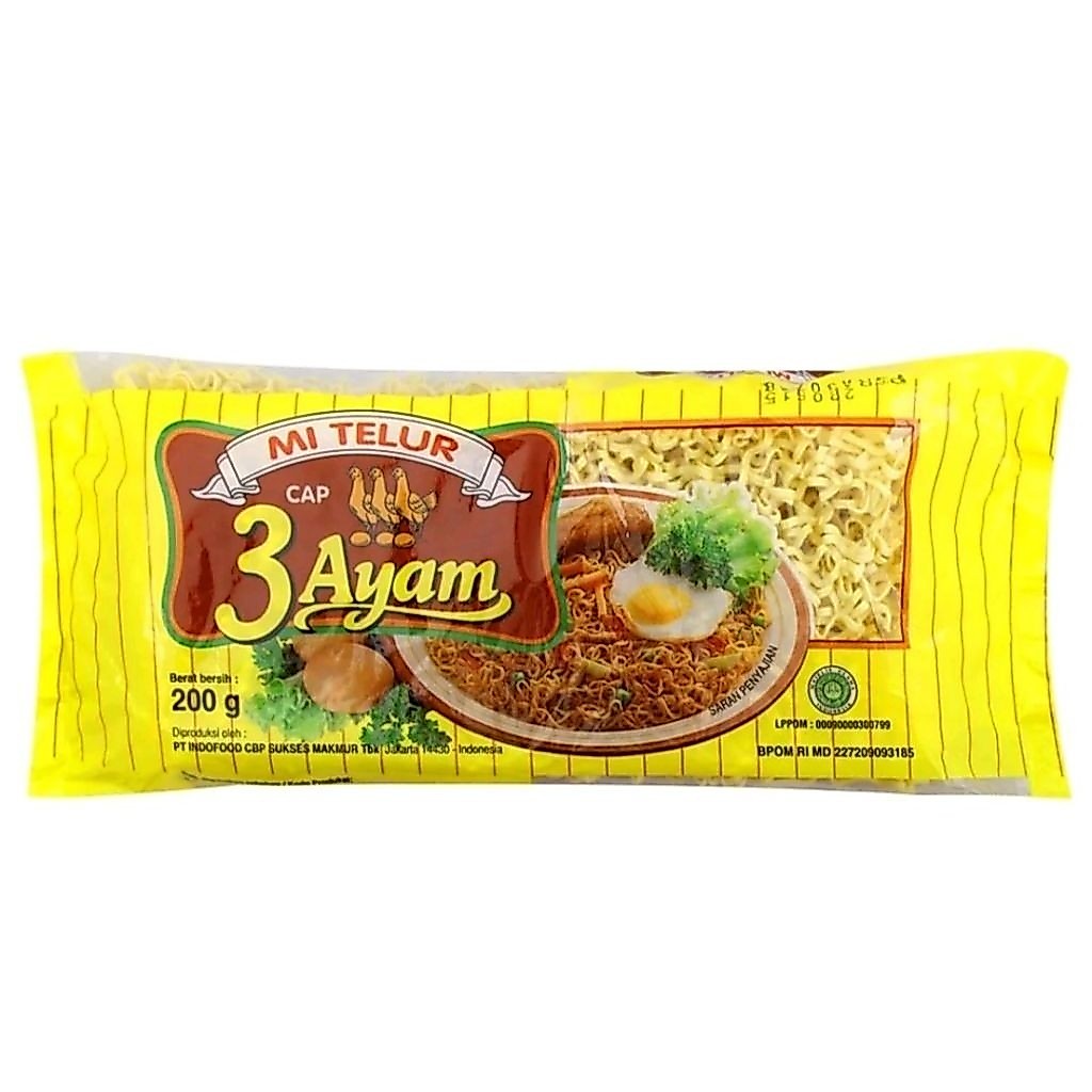 MIE TELOR 3 Ayam