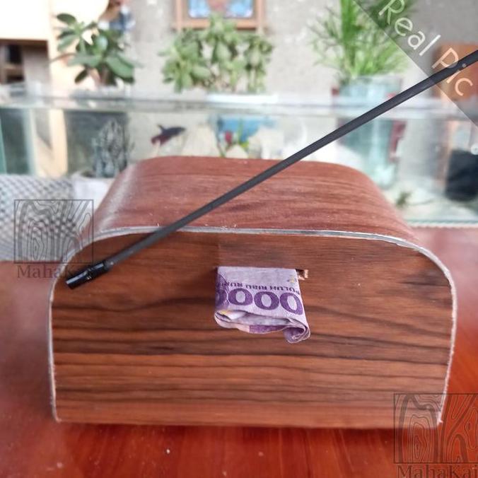 Celengan radio kayu model speaker vintage retro jadul hadiah unik