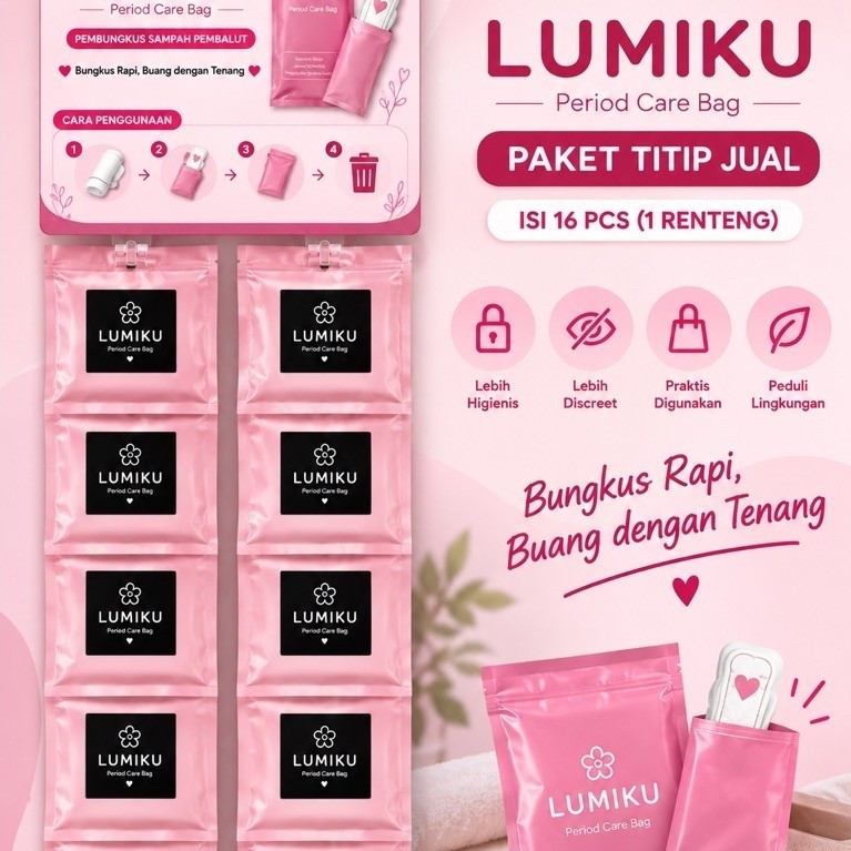 Paket Usaha Renteng Lumiku Pembungkus Pembalut