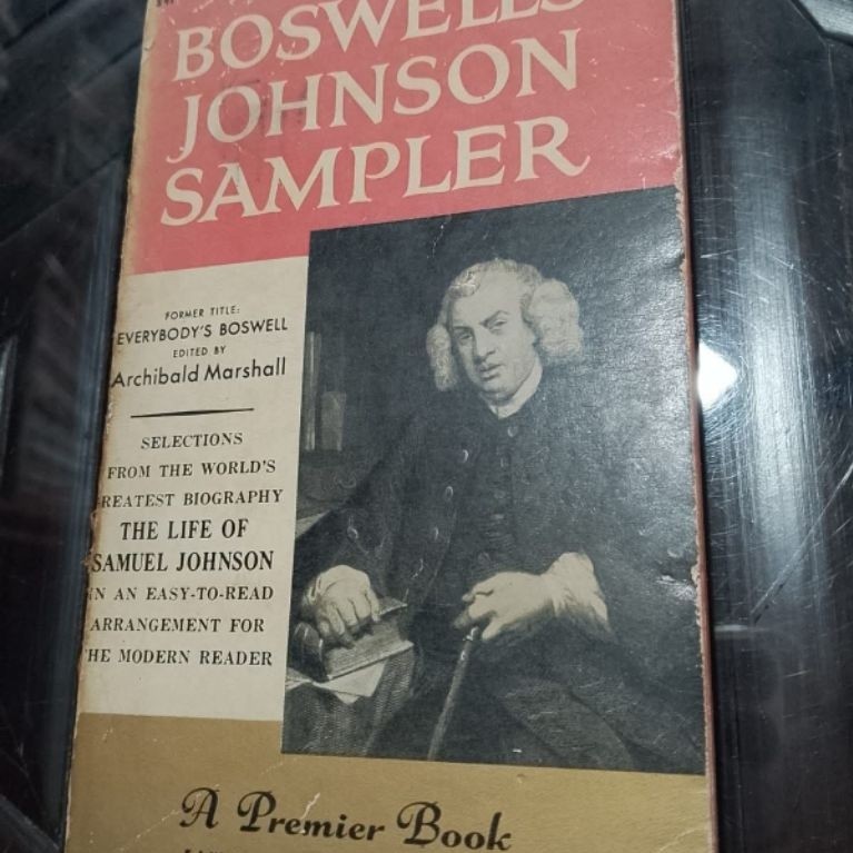 Buku Boswell's Johnson Sampler