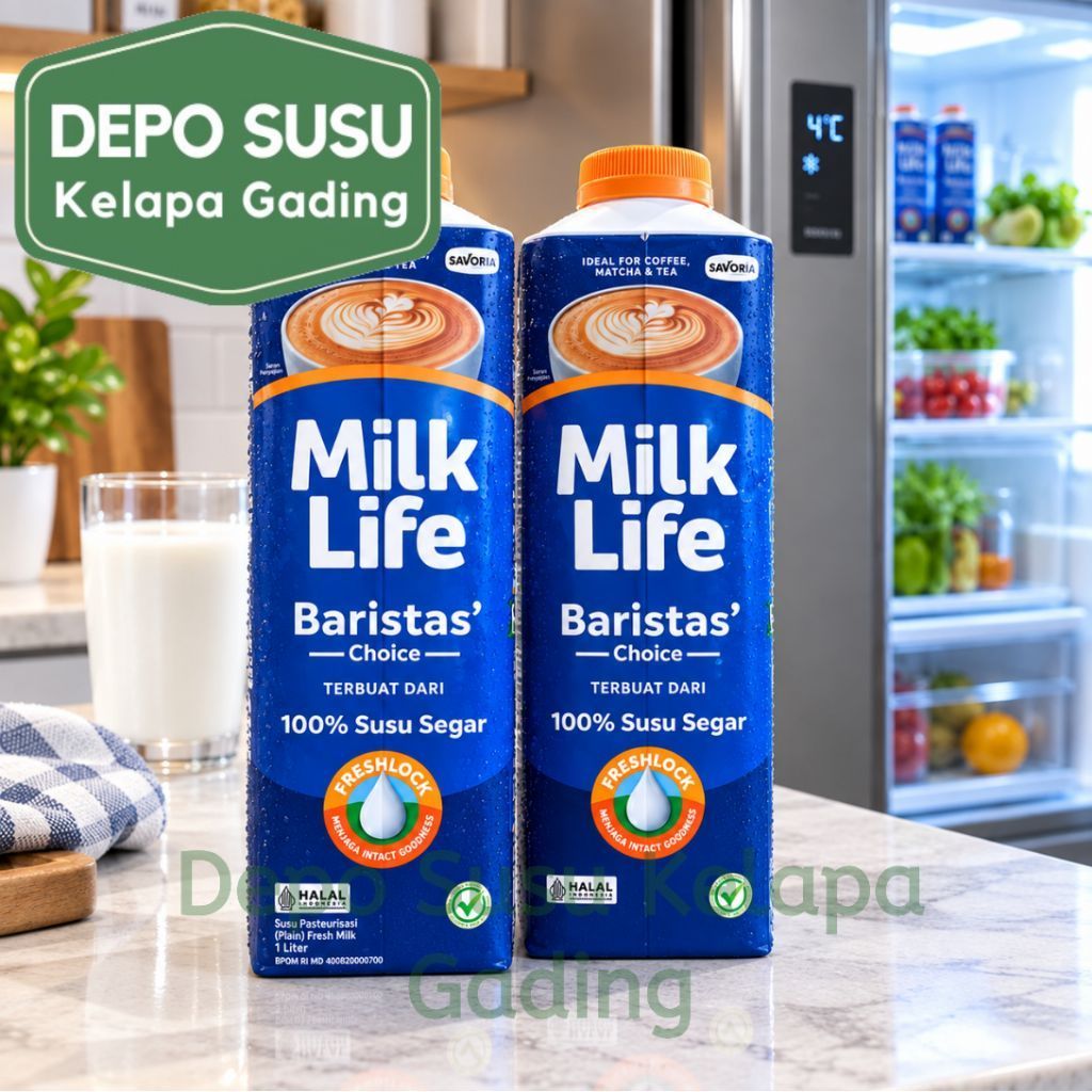 Milk Life Baristas Choice 1000ml Fresh Milk Milklife Barista Freshmilk