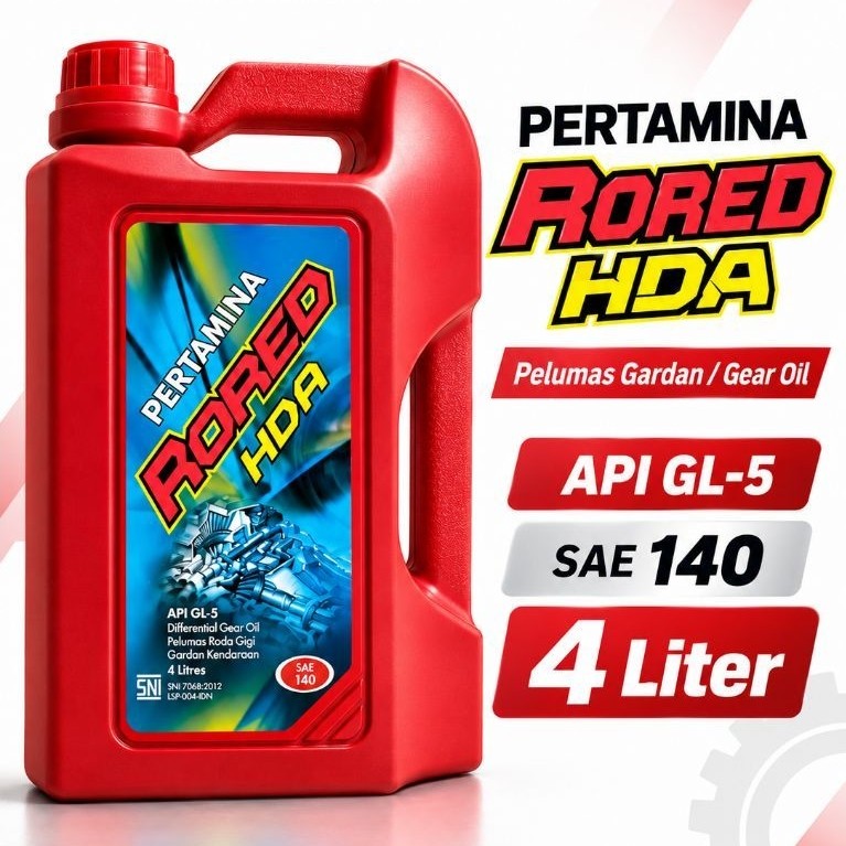 PUTRRA ABADI OLI RORED HDA 140 GARDAN 4 LTR - PERTAMINA RORED