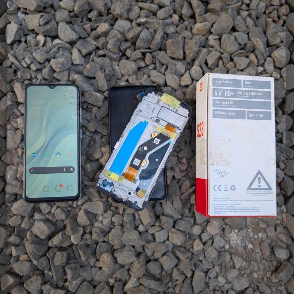 itel S23 8/128GB 50MP 90Hz 4G Second + LCD Pengganti Siap Pakai