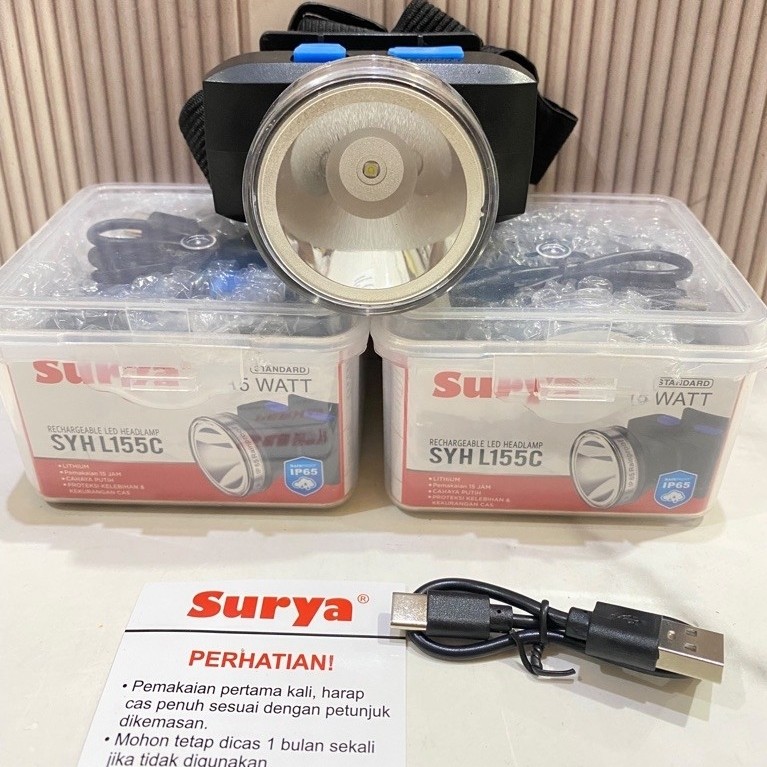 SENTER KEPALA SURYA 15 WATT