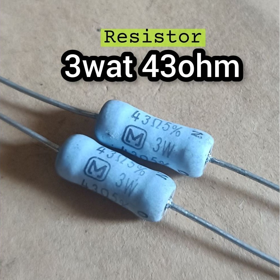 RESISTOR PANASONIC 3 WATT 43OHM