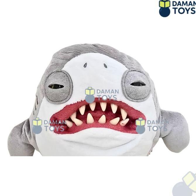 BONEKA FUGGLER GREAT WHITE SHARK FUNNY UGLY MONSTER THE JAWS 50TH