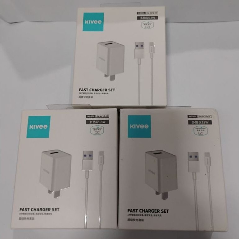 Charger Kivee 18w + Kabel USB