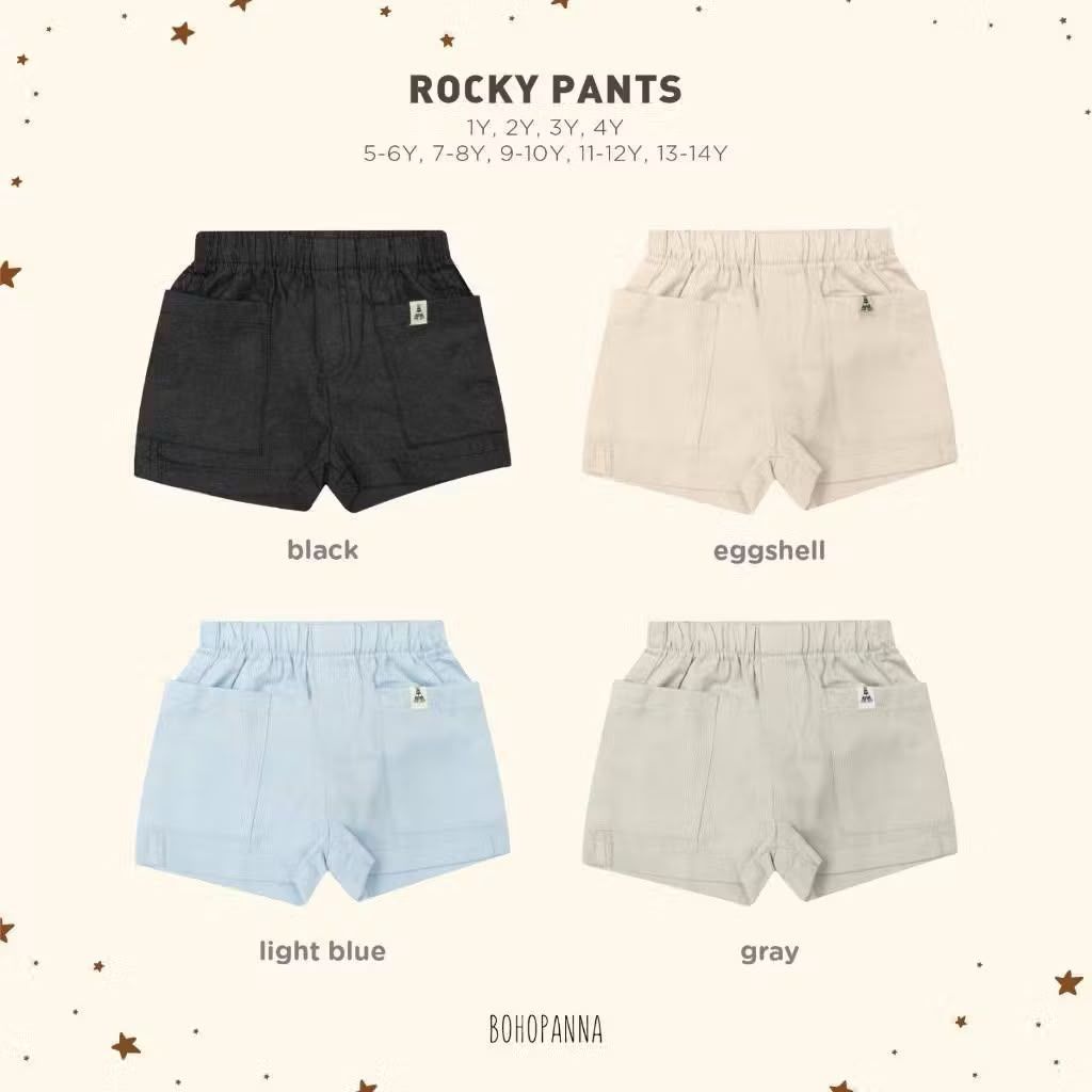 BOHOPANNA - ROCKY PANT - CELANA ANAK