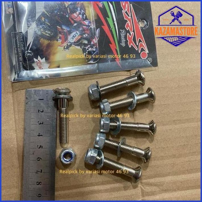 BAUT SPACER GEAR PANJANG BUAT MOTOR CRF 150L BAUT GEAR PANJANG CRF PREMIUM