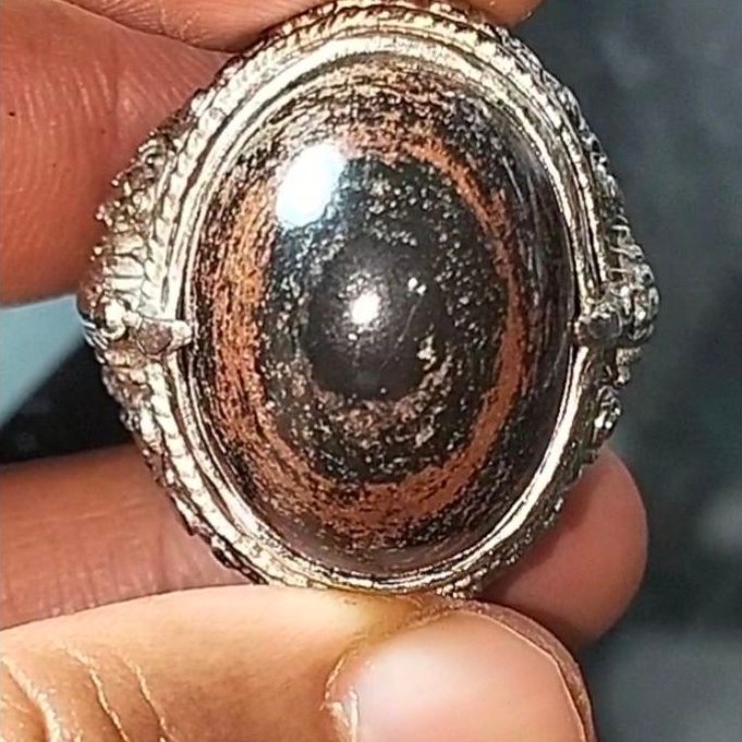 Batu Akik Badar besi puser bumi nempel magnet