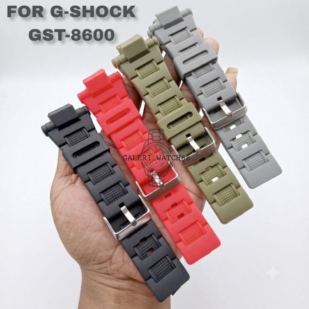 Strap Tali Jam Tangan Casio G-shock Gst-8600 GST8600 GST 8600