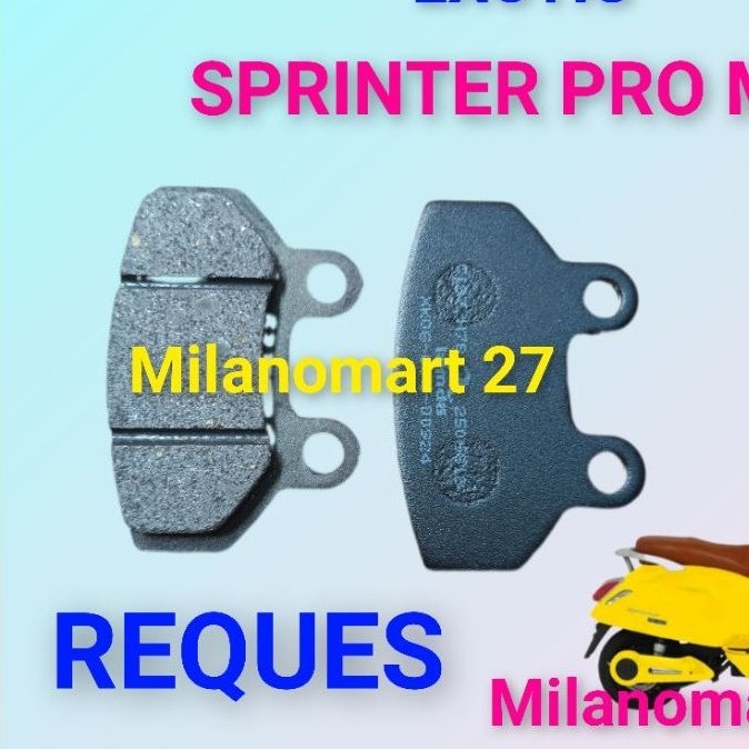 kampas rem depan exotic sprinter pro max reques