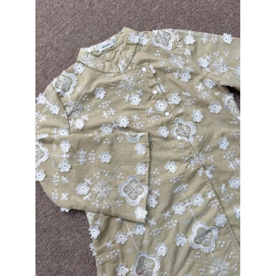 New- Sakura Tunik Lebaran Katun Bordir