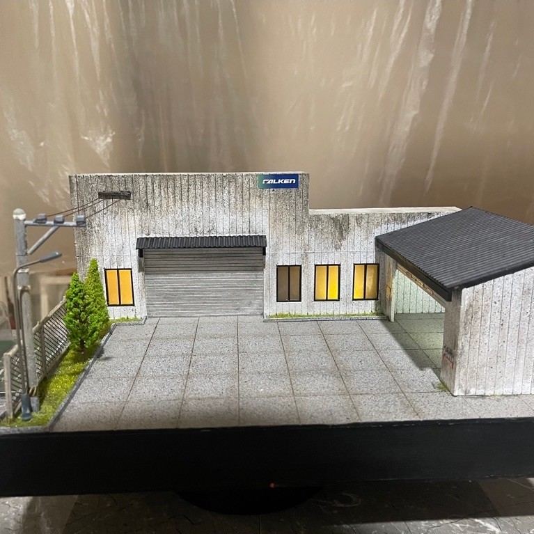 Diorama Garasi Bengkel Rumah 1/64