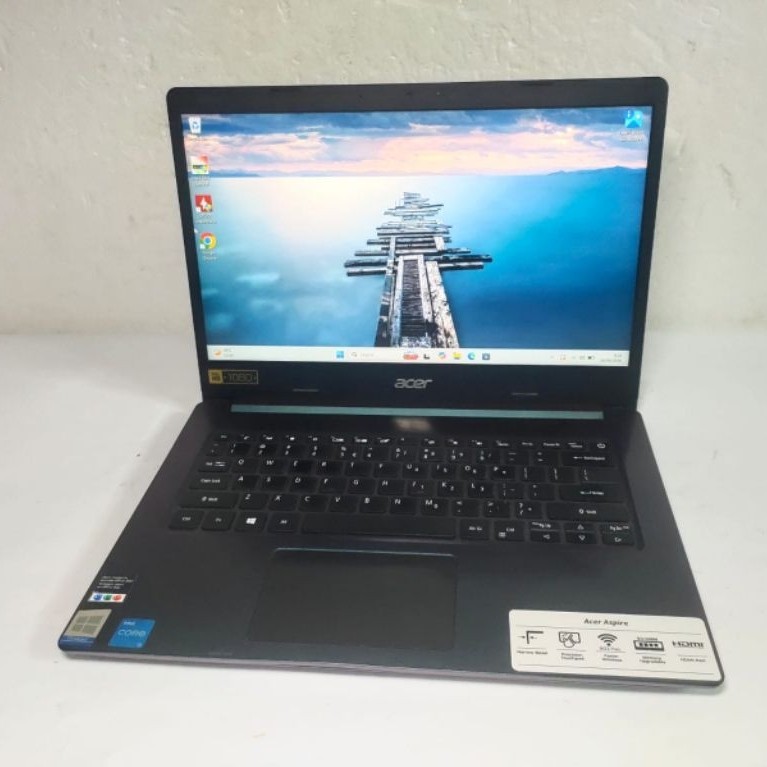 B1353 Laptop Acer Aspire A514-53 core i3-gen10 Ram 8GB ssd 512GB layar FHD Siap pakai