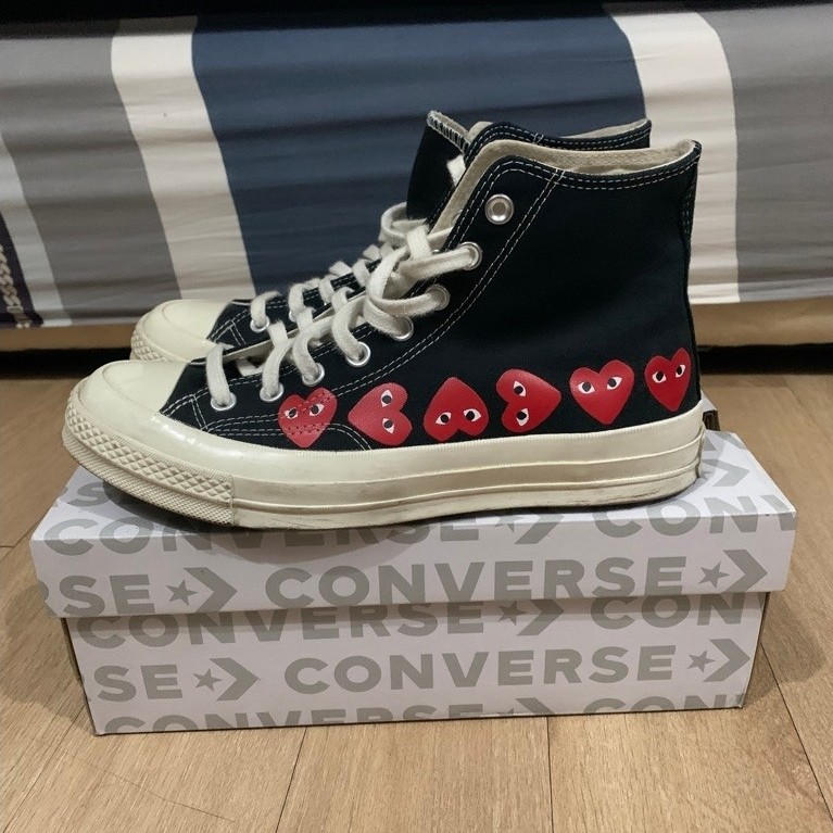 Sepatu Converse X Play CDG Original