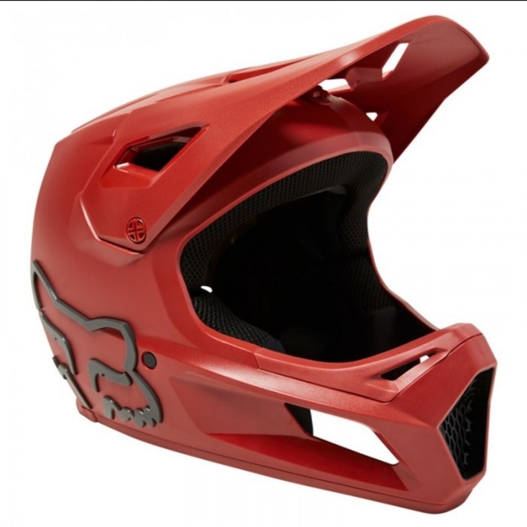 Helm Fox Rampage Mips Red Fullface Helmet - helm sepeda mtb dh bmx