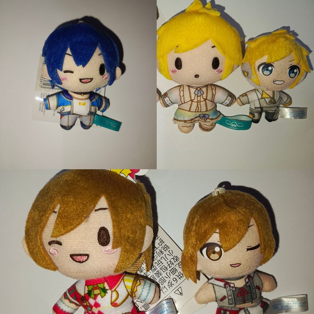 Vocaloid Project Sekai Proseka nui duduk plushie boneka sanrio MEIKO Kagamine Len KAITO