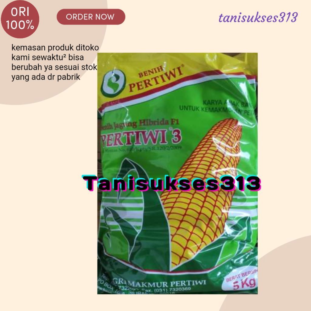 exp nov 2026 Benih jagung pertiwi 3 kemasan 5kg Bibit jagung pertiwi 3 5kg