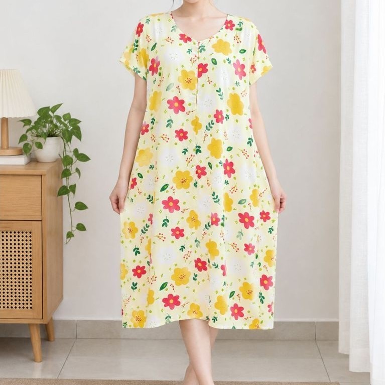 Daster Midi Zipper | Daster Midi | Daster Rayon Premium | Daster Rayon | Daster Midi Rayon