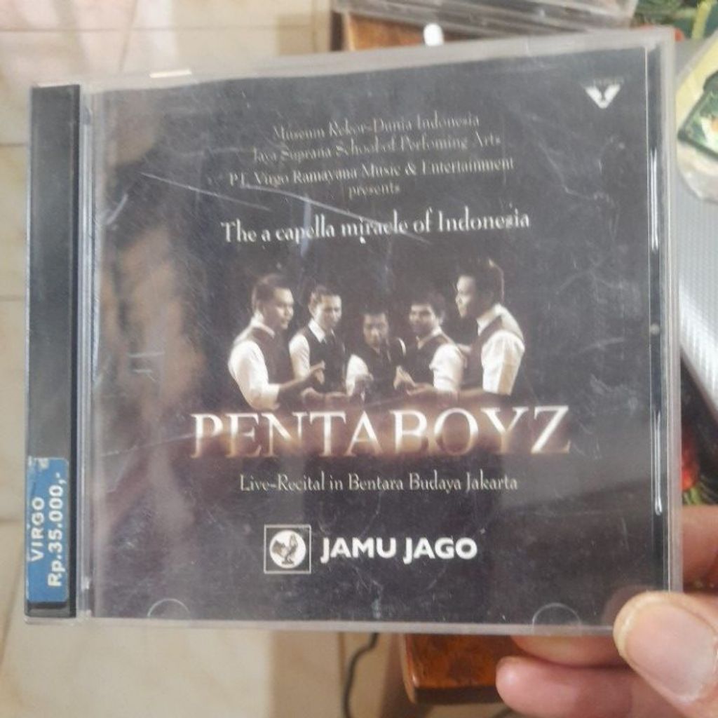 cd musik penta boys live recital bentara budaya jkt (R82)