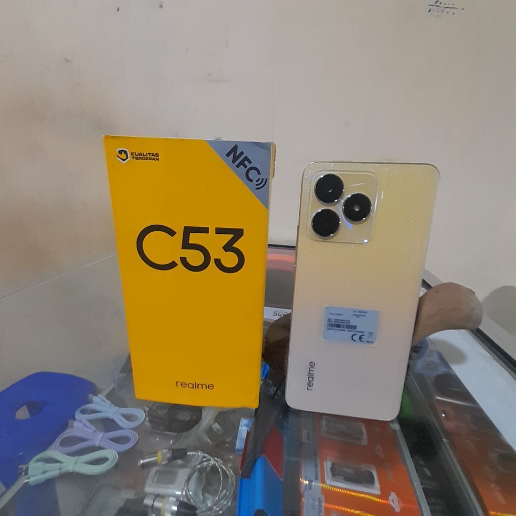 Hp Realme C35 Ram 6/128Gb Fulset Komplit Original Scond