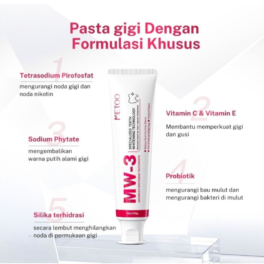 IMKOSMETIK || PASTA GIGI METOO MW3