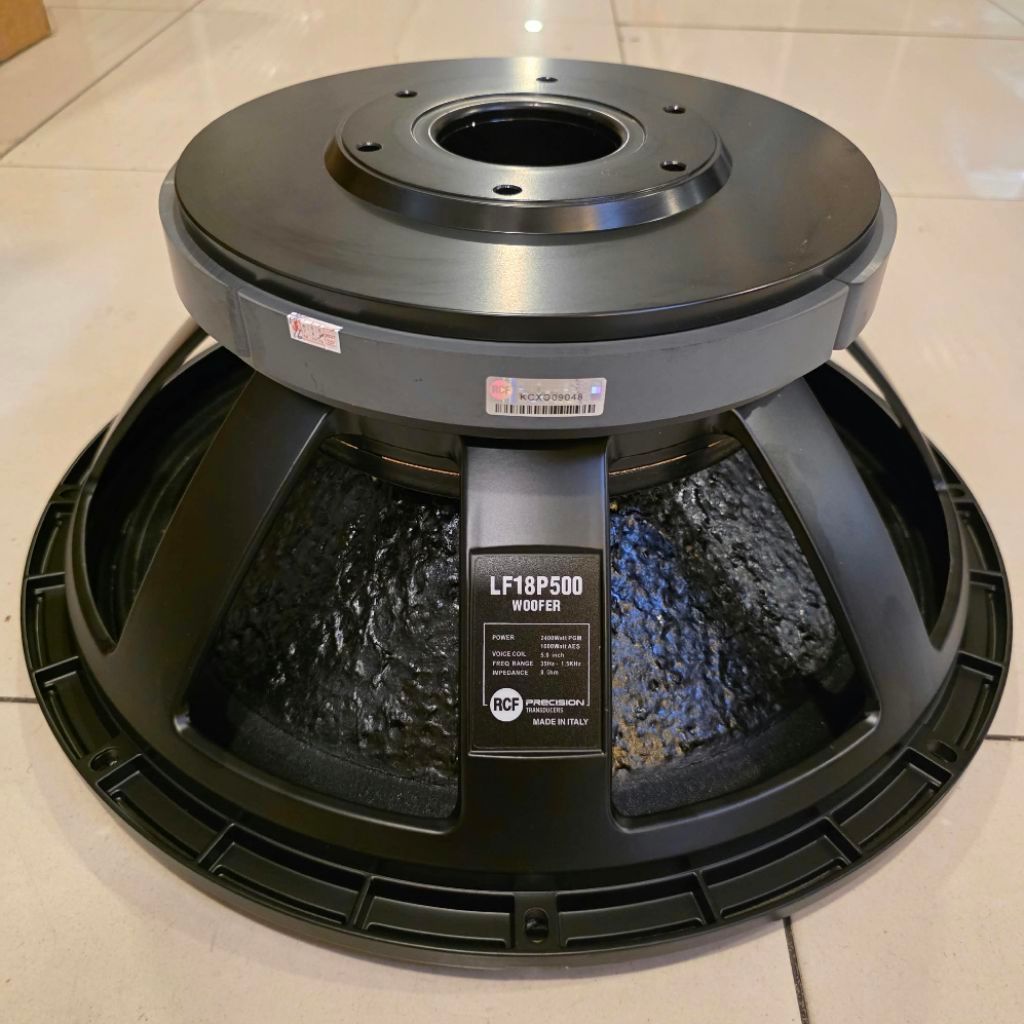 SPEAKER SUBWOOFER RCF 18P500 VOICE COIL 5 INCH MAGNET BESAR