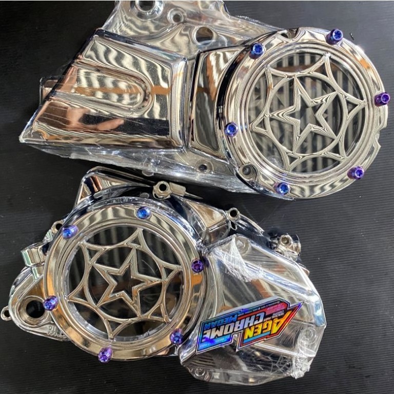 BAK KOPLING MATAHARI TRANSPARAN RX KING CHROME KANAN KIRI