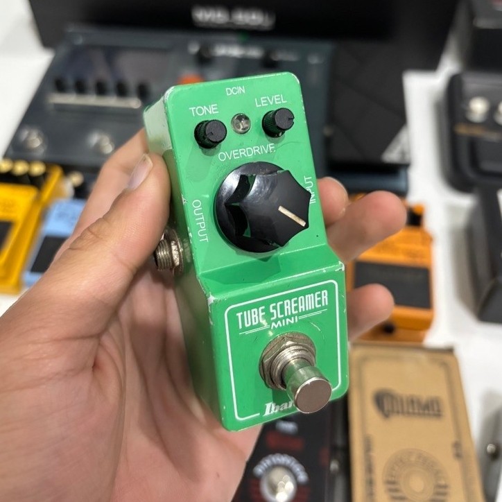 ibanez tube screamer mini ibanez ts mini efek gitar pedal board overdrive