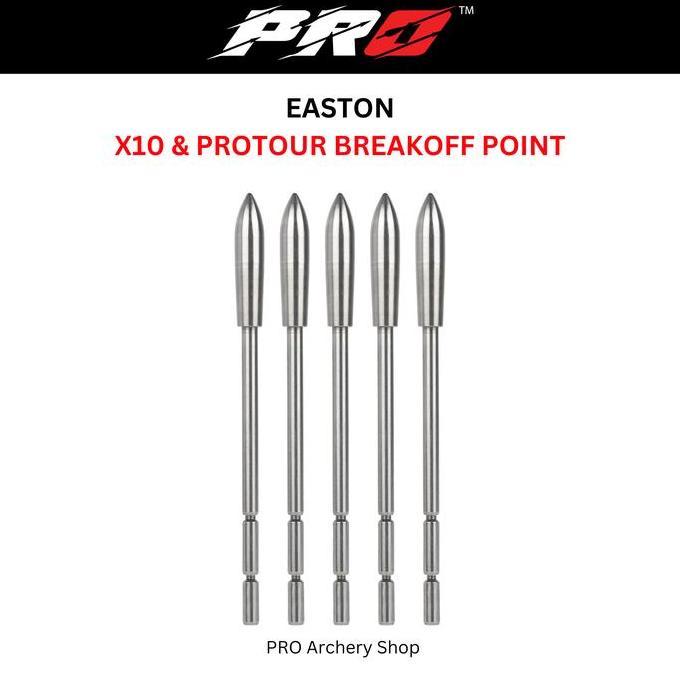 EASTON POINT ARROW X10 & PROTOUR / POIN ANAK PANAH EASTON X10 PROTOUR STAINLESS STEEL / ALAT PANAHAN